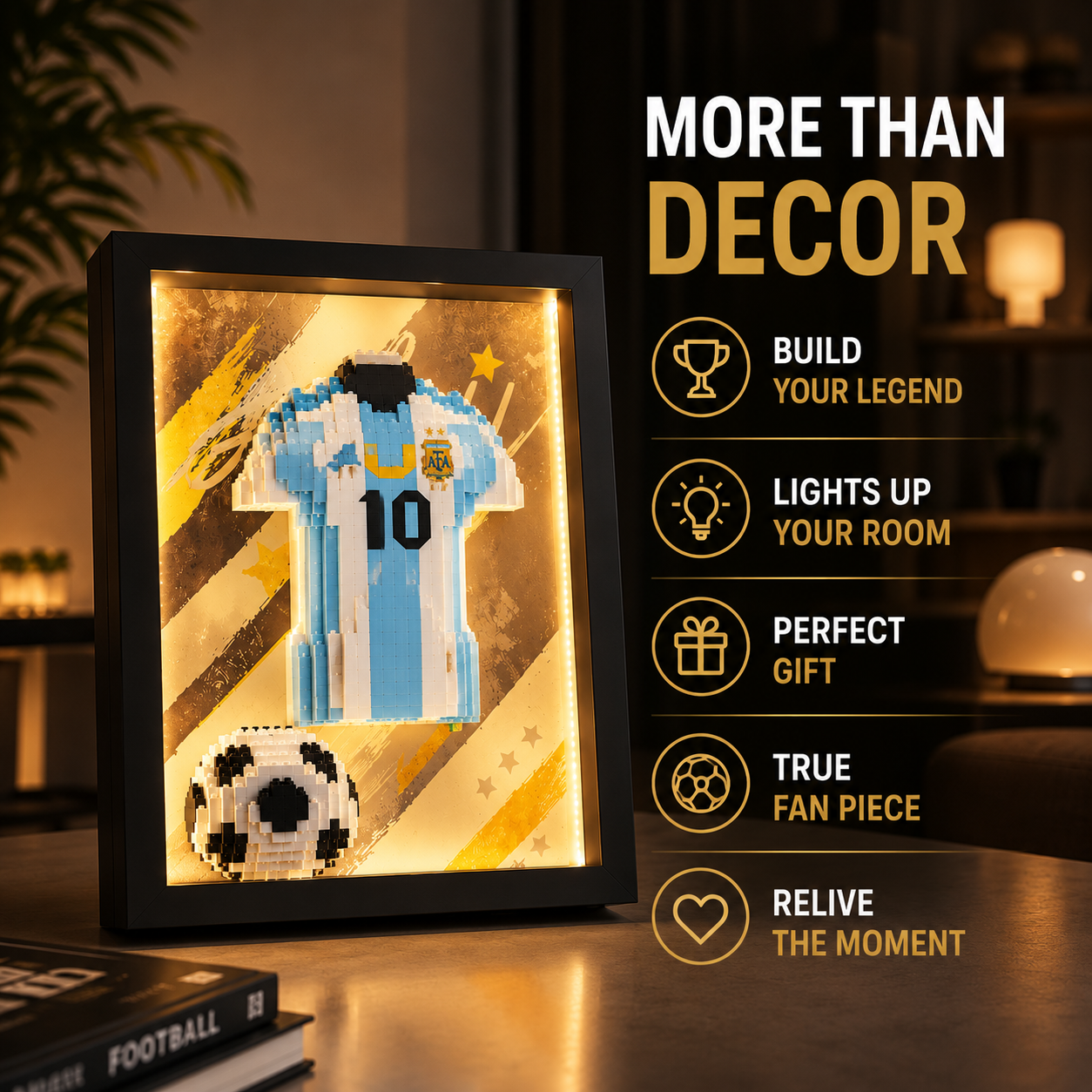 3D Brick Soccer Frame