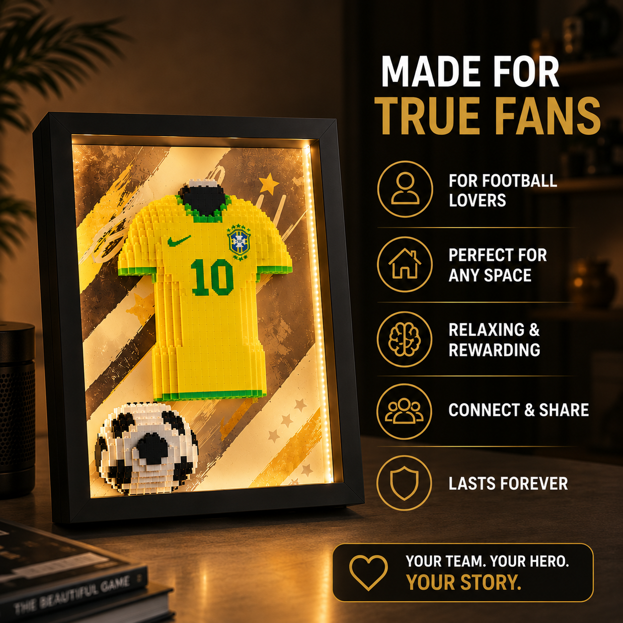 3D Brick Soccer Frame